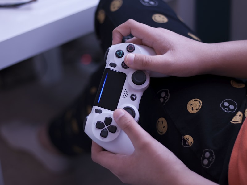Close-up of a game world scene